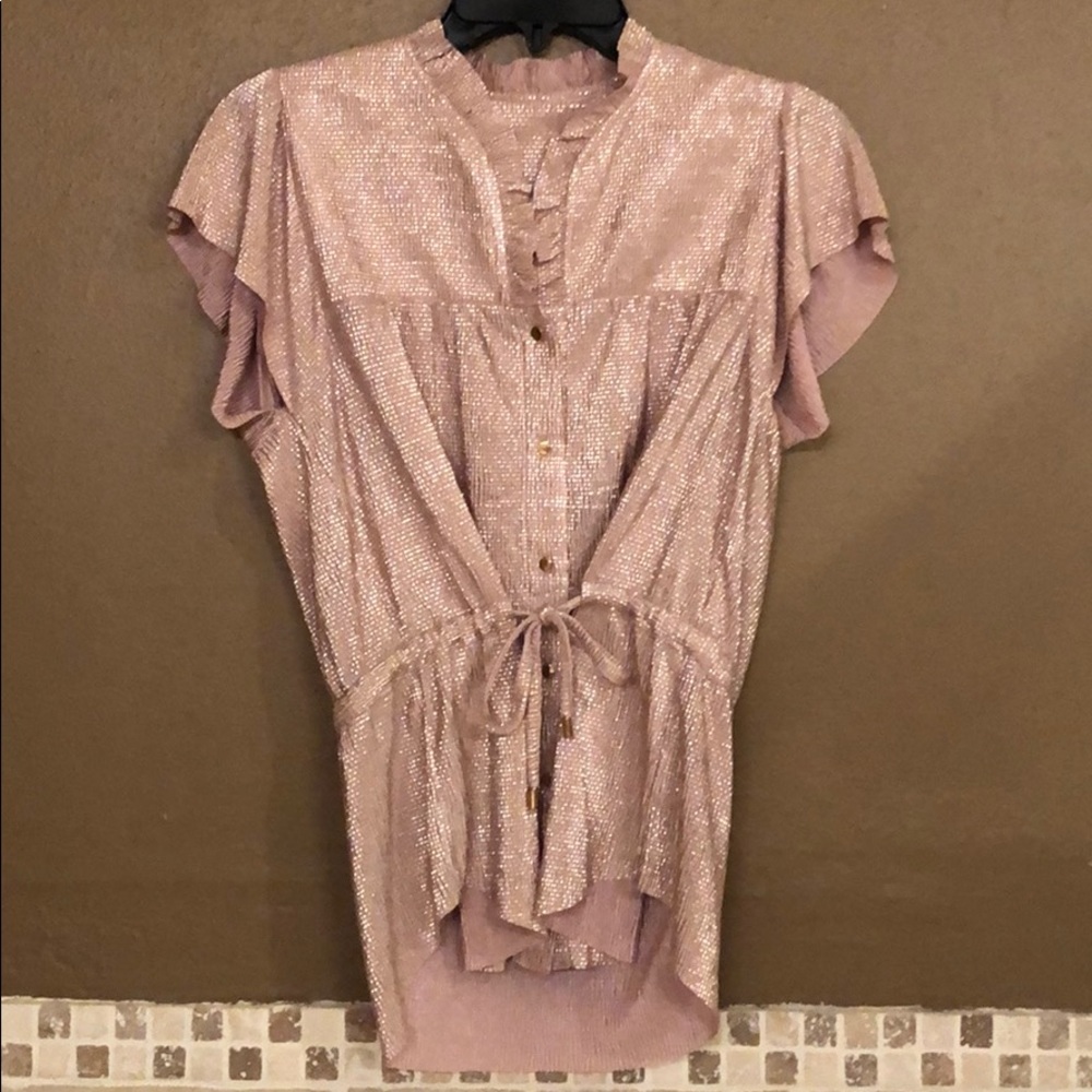 Sabina Musayev Pink Blouse